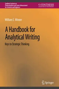 A Handbook for Analytical Writing_cover