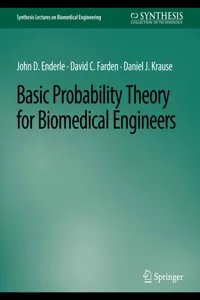 Basic Probability Theory for Biomedical Engineers_cover