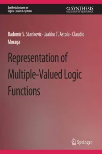 Representations of Multiple-Valued Logic Functions_cover