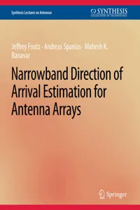Narrowband Direction of Arrival Estimation for Antenna Arrays_cover