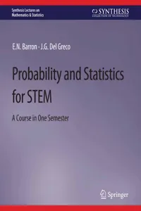 Probability and Statistics for STEM_cover