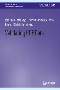 Validating RDF Data_cover