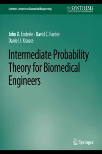 Intermediate Probability Theory for Biomedical Engineers_cover