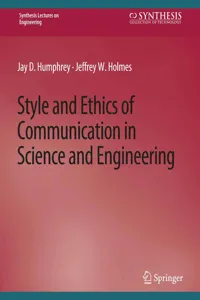 Style and Ethics of Communication in Science and Engineering_cover
