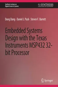 Embedded Systems Design with the Texas Instruments MSP432 32-bit Processor_cover
