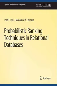 Probabilistic Ranking Techniques in Relational Databases_cover