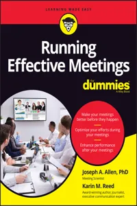 Running Effective Meetings For Dummies_cover