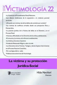 La víctima y su protección Jurídica-Social Serie Victimología 22._cover