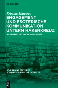 Engagement und esoterische Kommunikation unterm Hakenkreuz_cover