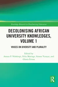 Decolonising African University Knowledges, Volume 1_cover