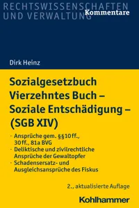 Sozialgesetzbuch Vierzehntes Buch - Soziale Entschädigung_cover