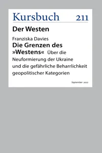 Die Grenzen des "Westens"_cover