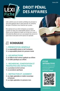 Droit pénal des affaires_cover