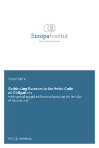 Rethinking Reserves in the Swiss Code of Obligations_cover