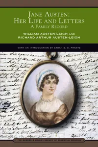 Jane Austen: Her Life and Letters_cover