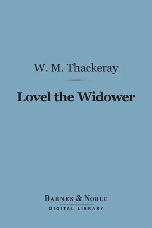 Lovel The Widower (Barnes & Noble Digital Library)