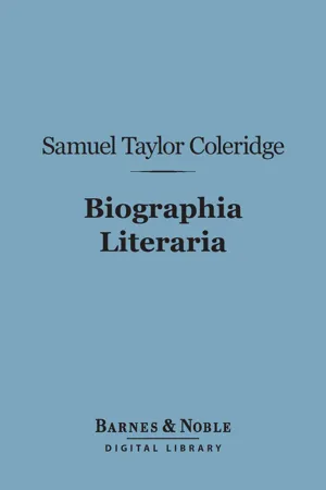 Biographia Literaria (Barnes & Noble Digital Library)