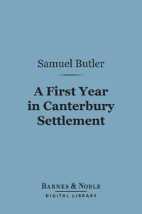 A First Year in Canterbury Settlement_cover