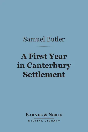 A First Year in Canterbury Settlement (Barnes & Noble Digital Library)