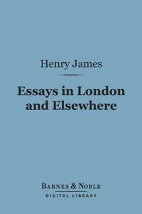 Essays in London and Elsewhere_cover