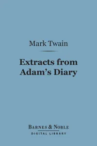 Extracts from Adam's Diary_cover