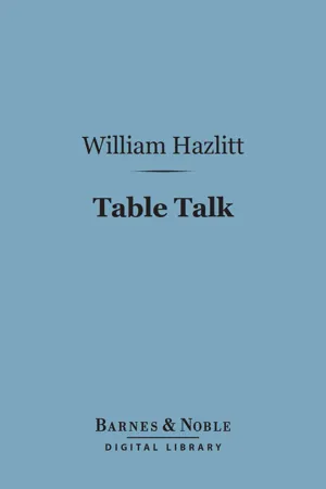 Table Talk (Barnes & Noble Digital Library)