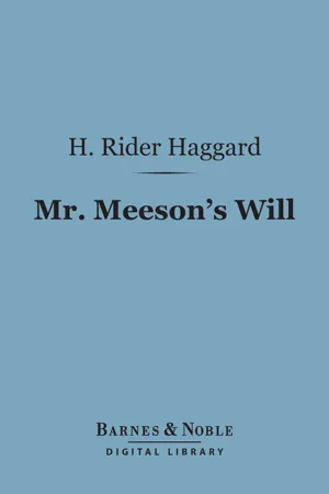 Mr. Meeson's Will (Barnes & Noble Digital Library)