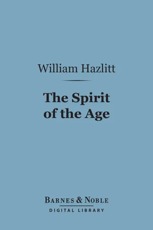 The Spirit of the Age (Barnes & Noble Digital Library)