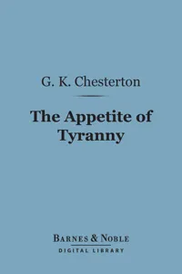 The Appetite of Tyranny: Including Letters to an Old Garibaldian_cover