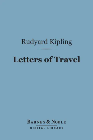 Letters of Travel (Barnes & Noble Digital Library)