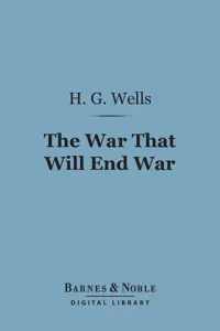 The War That Will End War_cover