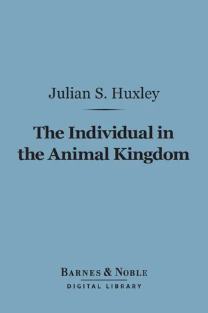 The Individual in the Animal Kingdom (Barnes & Noble Digital Library)