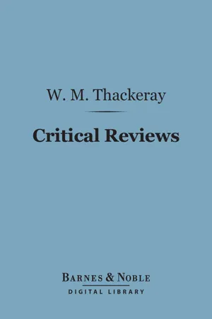 Critical Reviews (Barnes & Noble Digital Library)