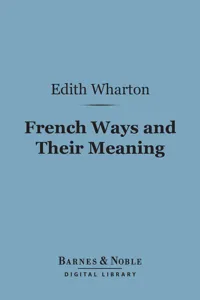 French Ways and Their Meaning_cover