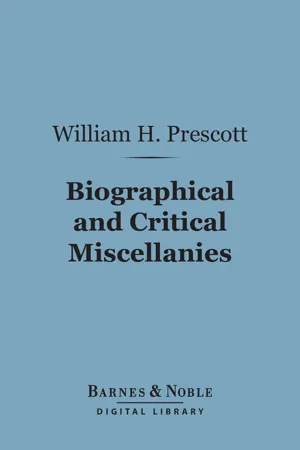 Biographical and Critical Miscellanies (Barnes & Noble Digital Library)