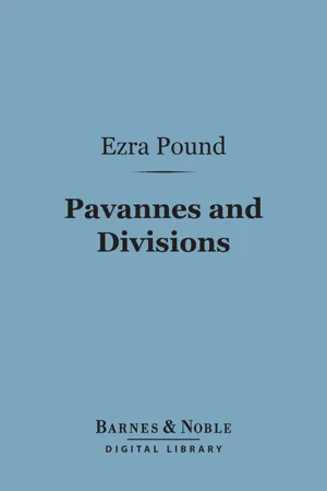 Pavannes and Divisions (Barnes & Noble Digital Library)