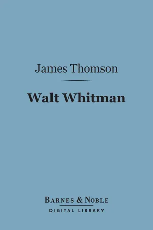 Walt Whitman (Barnes & Noble Digital Library)