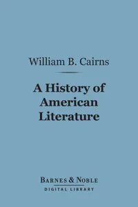 A History of American Literature_cover