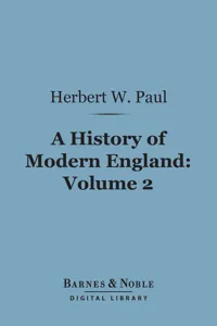 A History of Modern England, Volume 2_cover