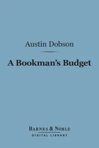 A Bookman's Budget_cover