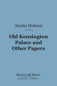 Old Kensington Palace and Other Papers_cover