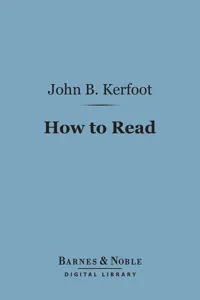 How to Read_cover