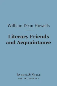 Literary Friends and Acquaintance_cover