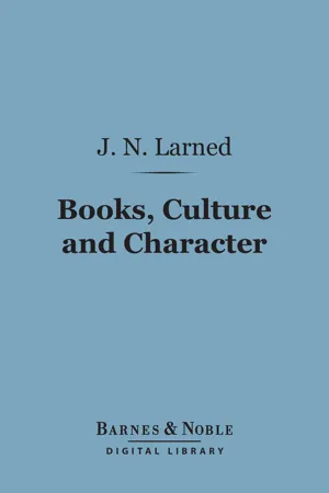 Books, Culture and Character (Barnes & Noble Digital Library)