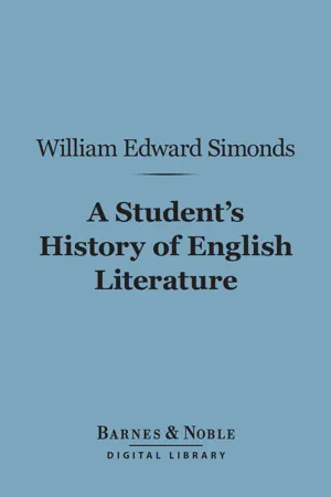 A Student's History of English Literature (Barnes & Noble Digital Library)