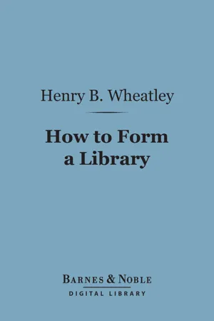 How to Form a Library (Barnes & Noble Digital Library)