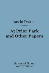 At Prior Park and Other Papers_cover