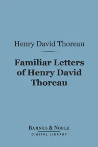 Familiar Letters of Henry David Thoreau_cover