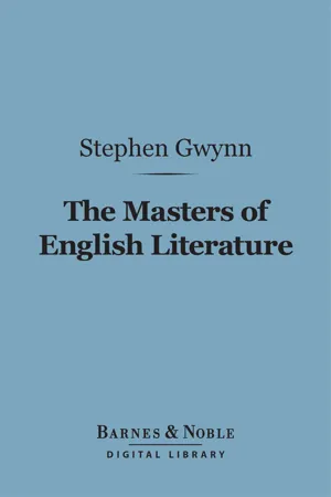 The Masters of English Literature (Barnes & Noble Digital Library)