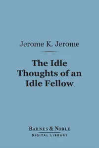 The Idle Thoughts of an Idle Fellow_cover